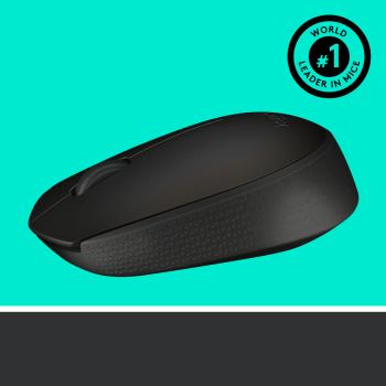 Logitech M171 Maus Mouse kabellos schwarz  RF Wireless Optisch 1000 DPI